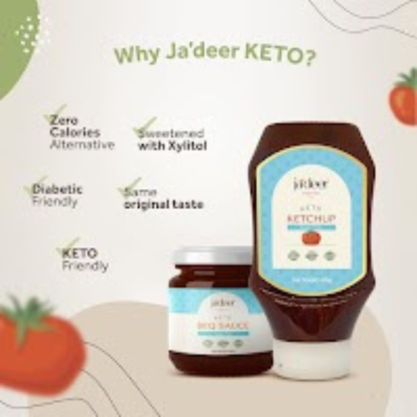 Keto Ketchup & Keto Barbeque sauce from Jadeer