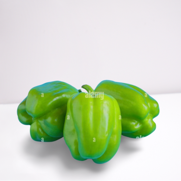 Organic Green Bell Pepper 500gr