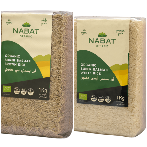 Organic Super Basmati White/Brown Rice