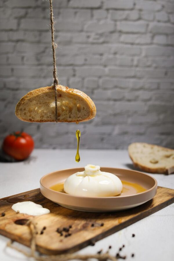 Fresh Burrata Italian Cheese