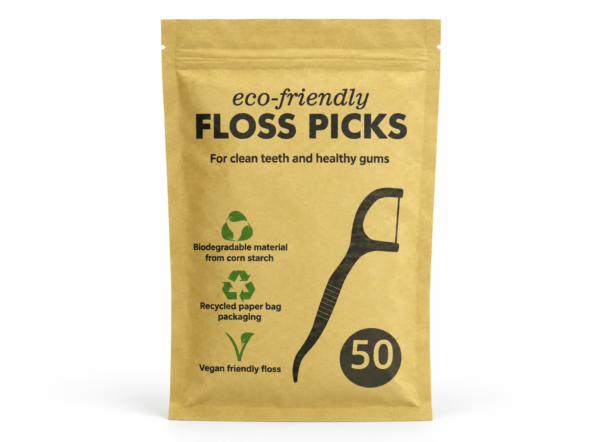 ECO-FRIENDLY FLOSS PICKS 50 PCS